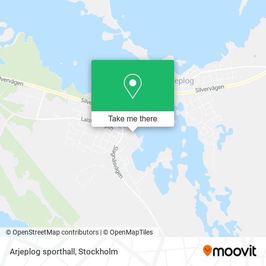 Arjeplog sporthall map