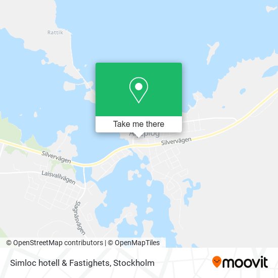 Simloc hotell & Fastighets map