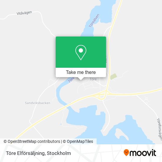 Töre Elförsäljning map