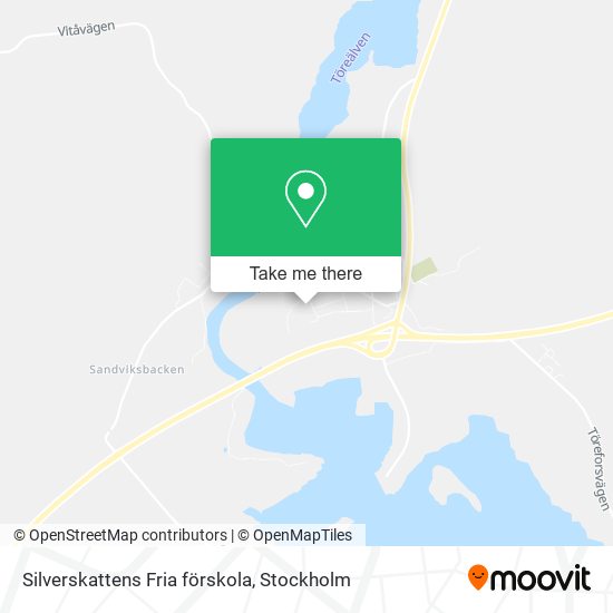 Silverskattens Fria förskola map