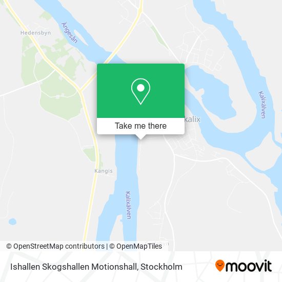 Ishallen Skogshallen Motionshall map