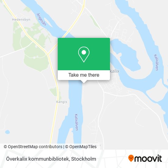 Överkalix kommunbibliotek map