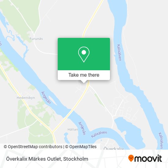 Överkalix Märkes Outlet map