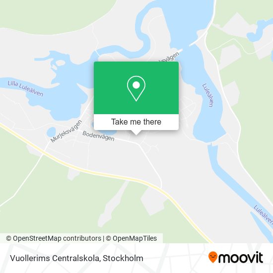 Vuollerims Centralskola map