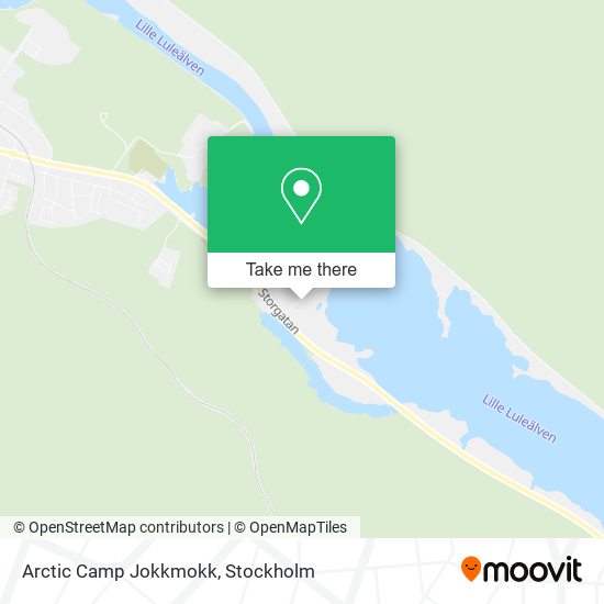 Arctic Camp Jokkmokk map