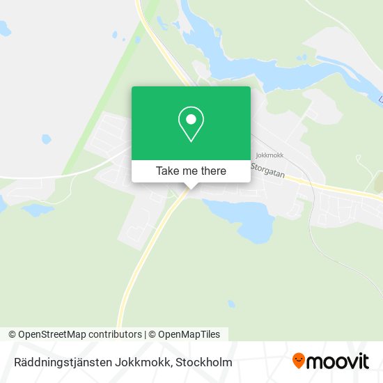 Räddningstjänsten Jokkmokk map