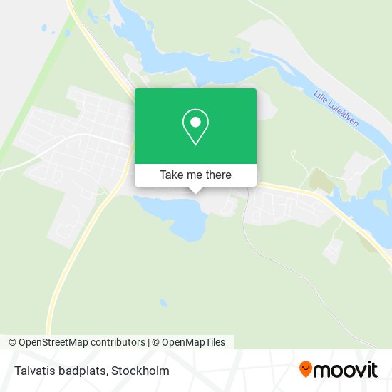 Talvatis badplats map