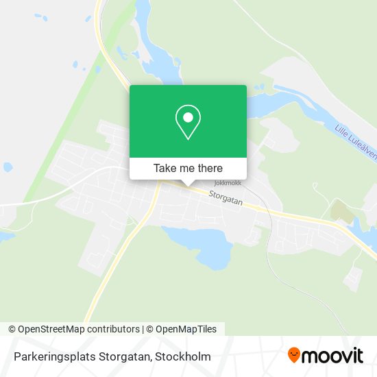 Parkeringsplats Storgatan map