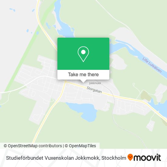 Studieförbundet Vuxenskolan Jokkmokk map