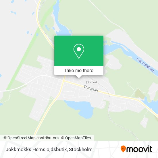 Jokkmokks Hemslöjdsbutik map