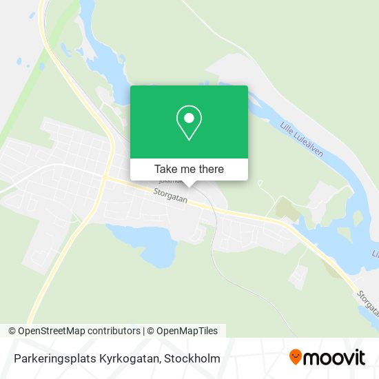 Parkeringsplats Kyrkogatan map