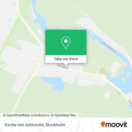 Kirche von Jokkmokk map