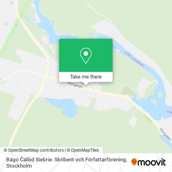 Bágo Čálliid Siebrie. Skribent och Författarförening map