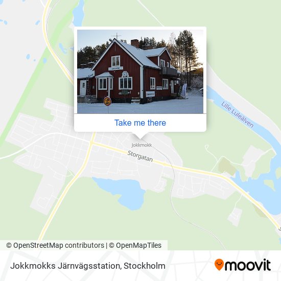 Jokkmokks Järnvägsstation map