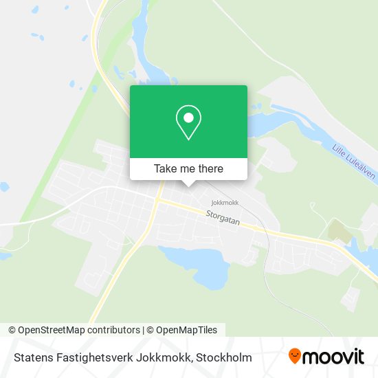 Statens Fastighetsverk Jokkmokk map