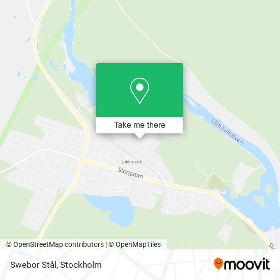 Swebor Stål map