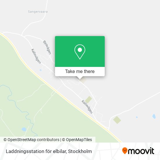 Laddningsstation för elbilar map