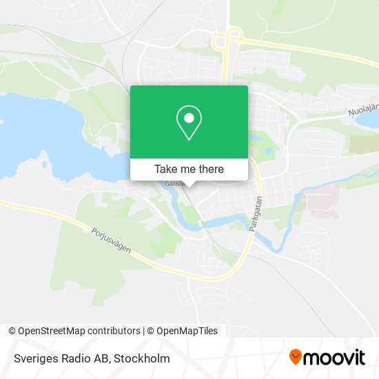Sveriges Radio AB map
