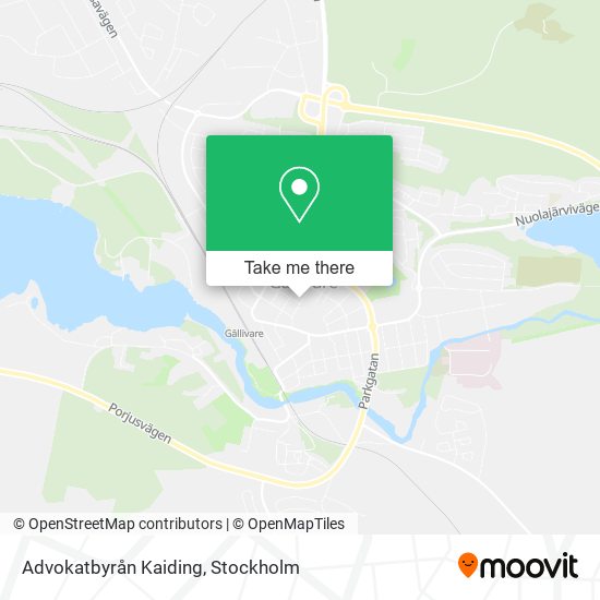 Advokatbyrån Kaiding map