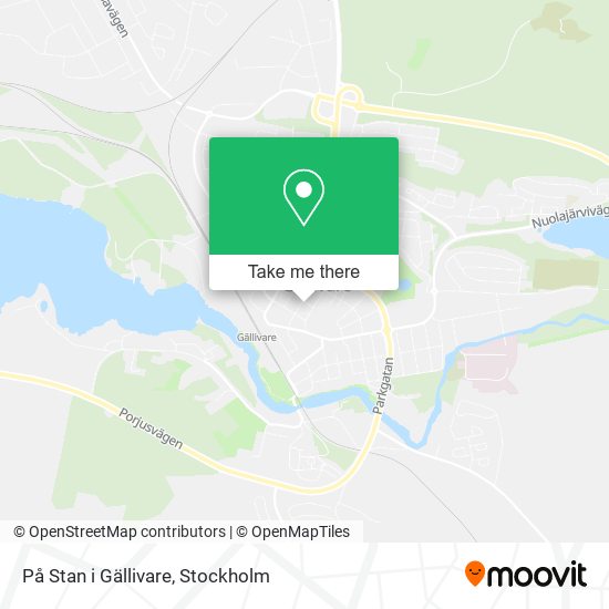 På Stan i Gällivare map
