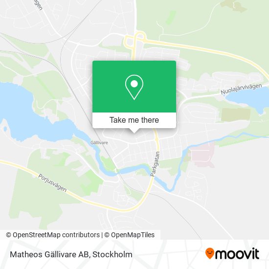 Matheos Gällivare AB map