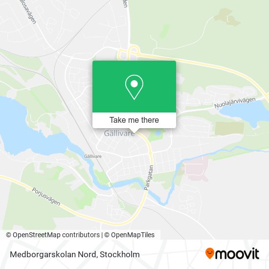 Medborgarskolan Nord map