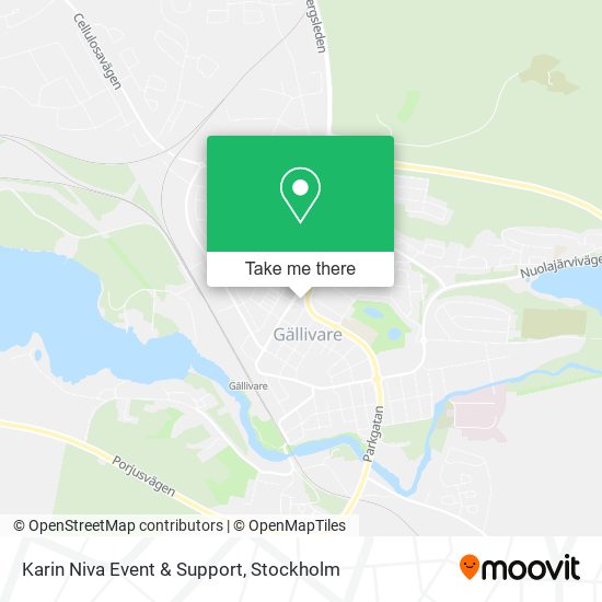 Karin Niva Event & Support map