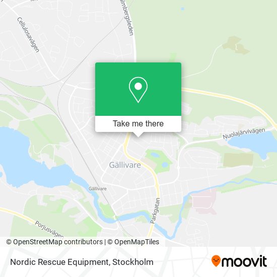 Nordic Rescue Equipment map