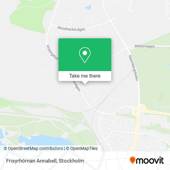 Frisyrhörnan Annabell map