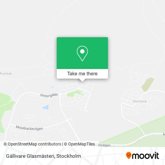 Gällivare Glasmästeri map