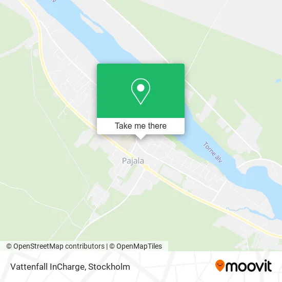 Vattenfall InCharge map