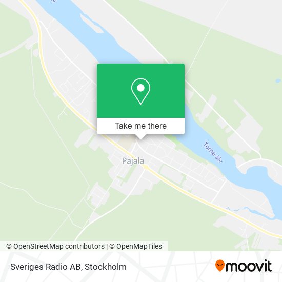 Sveriges Radio AB map