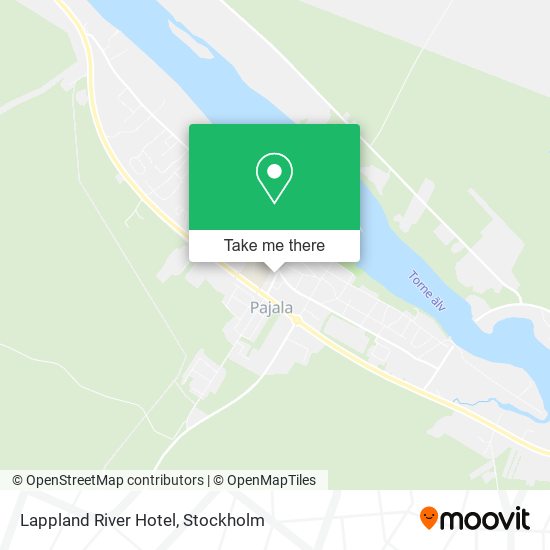 Lappland River Hotel map