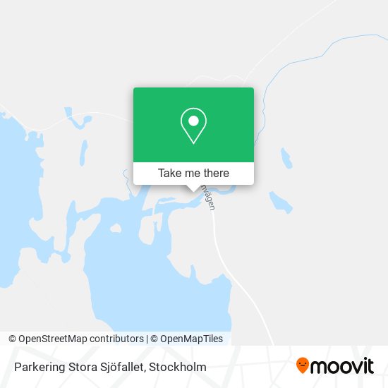 Parkering Stora Sjöfallet map