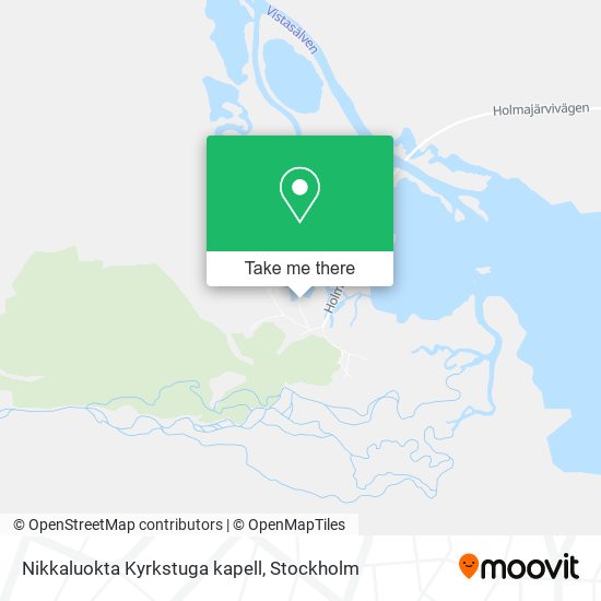 Nikkaluokta Kyrkstuga kapell map