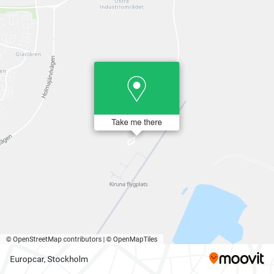 Europcar map