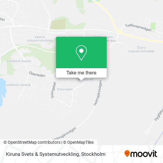 Kiruna Svets & Systemutveckling map