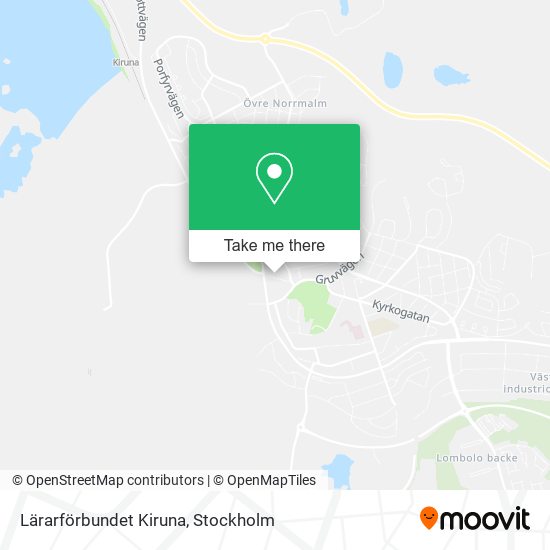 Lärarförbundet Kiruna map