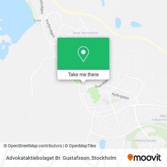 Advokataktiebolaget Br. Gustafsson map