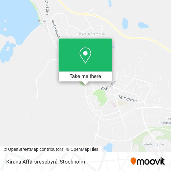 Kiruna Affärsresebyrå map