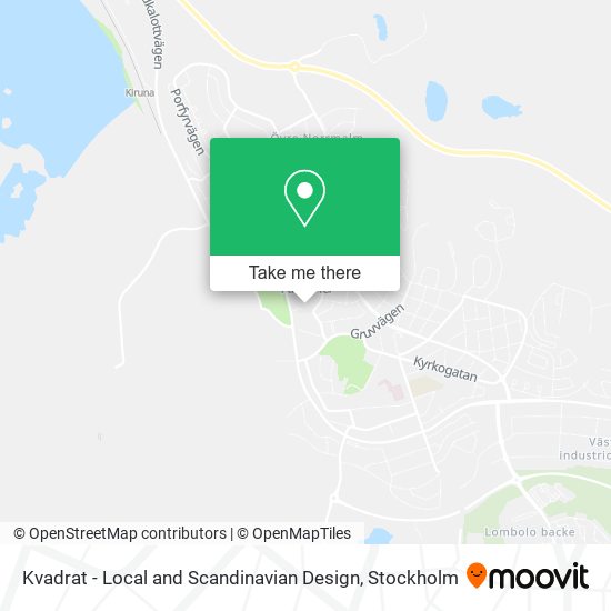 Kvadrat - Local and Scandinavian Design map