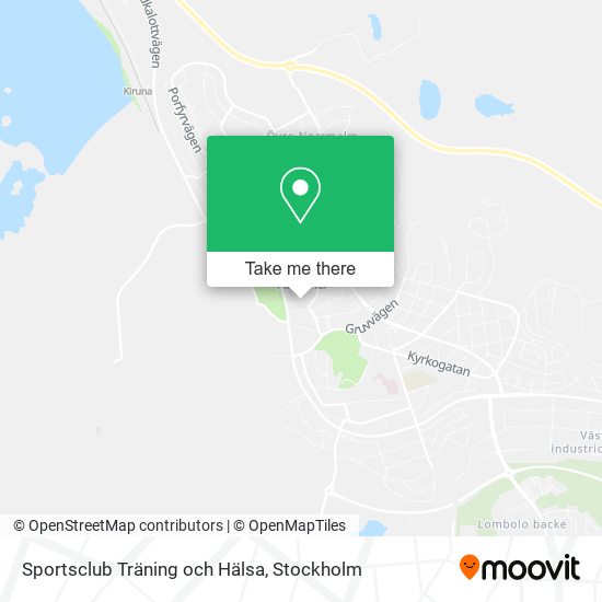 Sportsclub Träning och Hälsa map