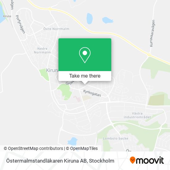 Östermalmstandläkaren Kiruna AB map