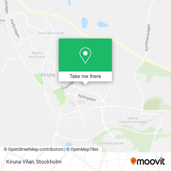 Kiruna Vilan map