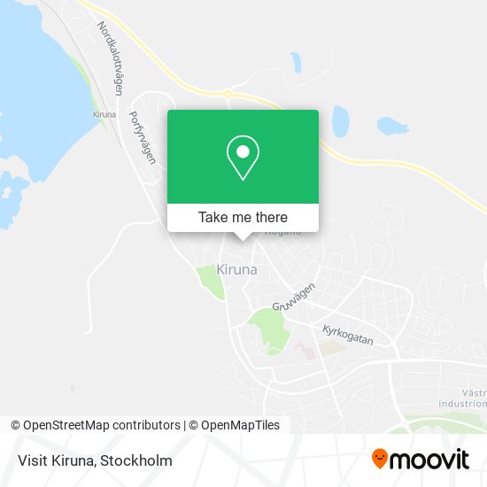 Visit Kiruna map