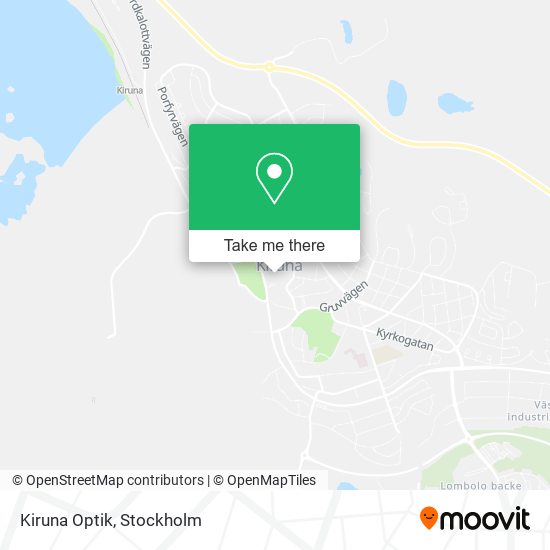 Kiruna Optik map