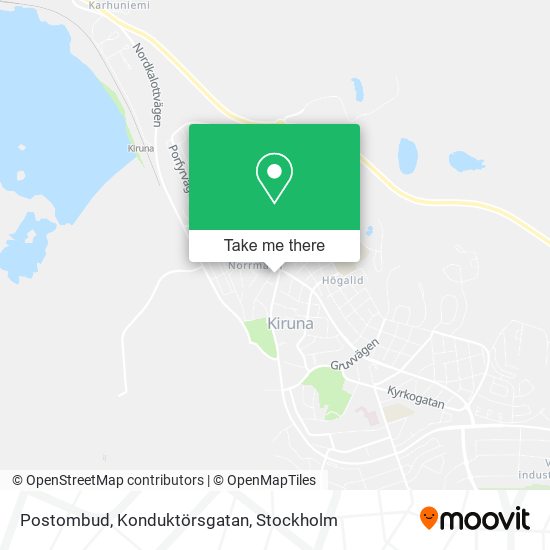 Postombud, Konduktörsgatan map