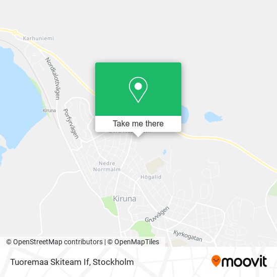 Tuoremaa Skiteam If map