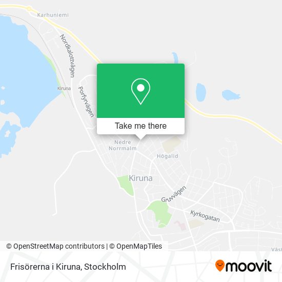 Frisörerna i Kiruna map