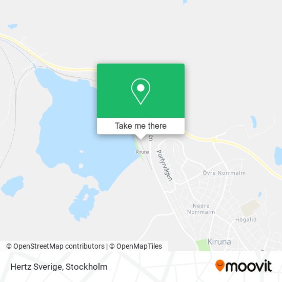 Hertz Sverige map